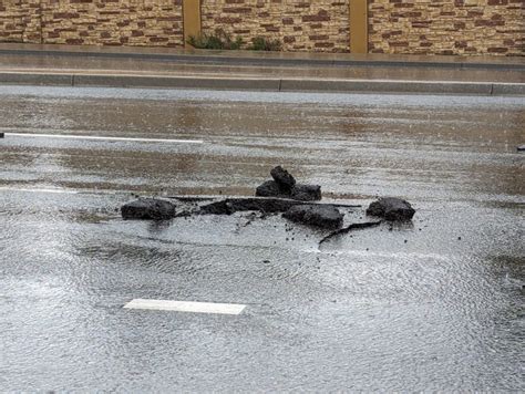 Sinkhole forms on Arapahoe Road during rush hour